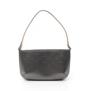 Louis Vuitton Noir Handbag Matte Black Monogram Leather Black Fowler